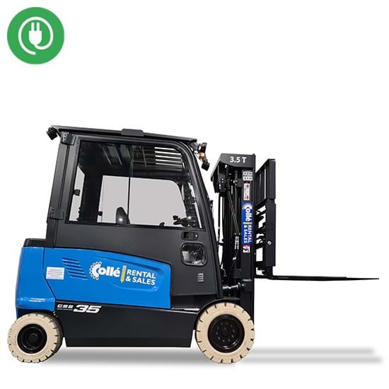 Forklift 3.5 tons electric (cabin)